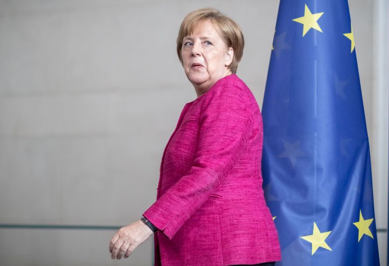 Duitse bondskanselier Angela Merkel. Beeld AFP