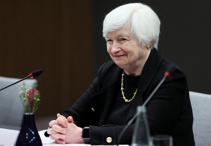 Janet Yellen, de Amerikaanse minister van Financiën, neemt "buitengewone maatregelen" om te vermijden dat het schuldenplafond overschreden wordt.
