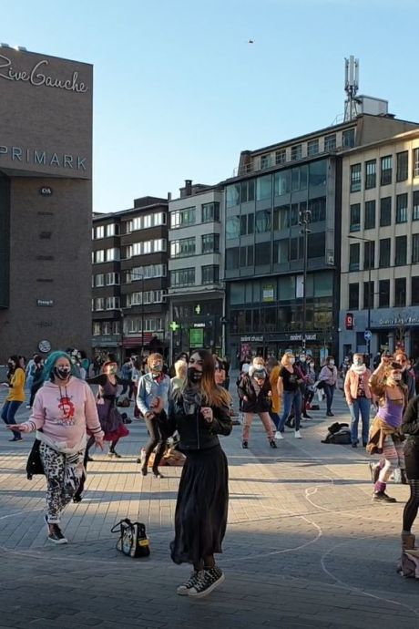 Les femmes ont fait de Charleroi un dancing en plein air