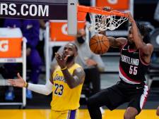 Portland dient LeBron James en Lakers alweer tweede nederlaag toe