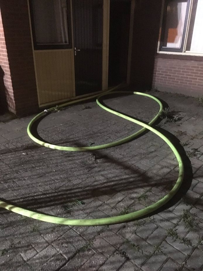 De nieuwe slang werd ingezet bij een brand in Almelo.