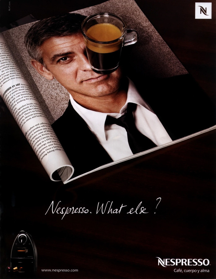 Clooney moet weg bij Nespresso' Foto AD.nl