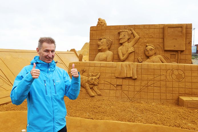 “Ik denk dat heel wat mama’s en papa’s deze zomer met hun kroost gaan afzakken naar het zandsculpturenfestival”, zegt Ben Rottiers (Pol). “En het is meer dan enkel kijken naar de beelden.”