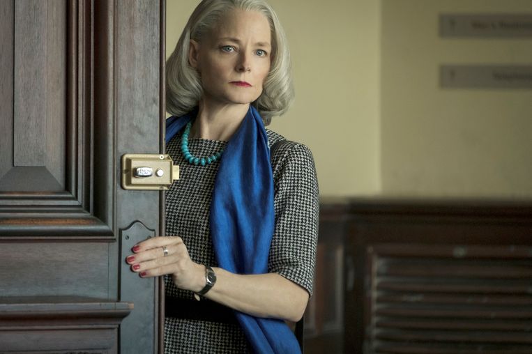'Als advocate Nancy Hollander in ‘The Mauritanian’. Beeld Graham Bartholomew