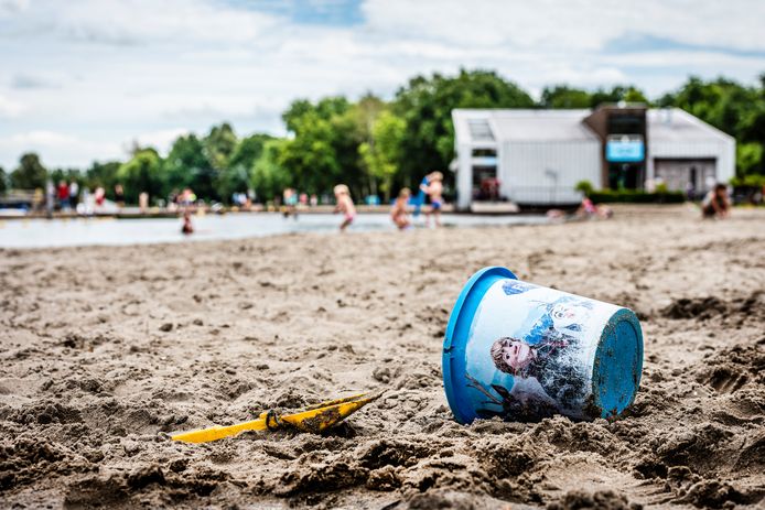 Het zwemstrandje aan de Zegerplas waar de 4-jarige verdronk.