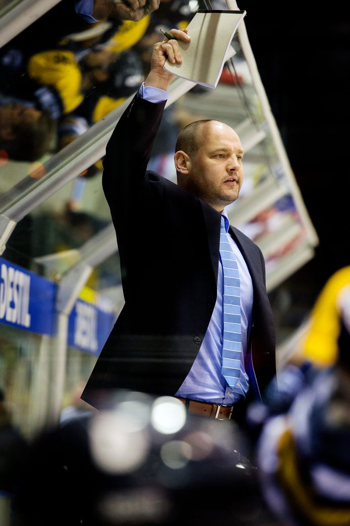 Dennis ten Bokkel, coach van het Toekomstteam van Tilburg Trappers.