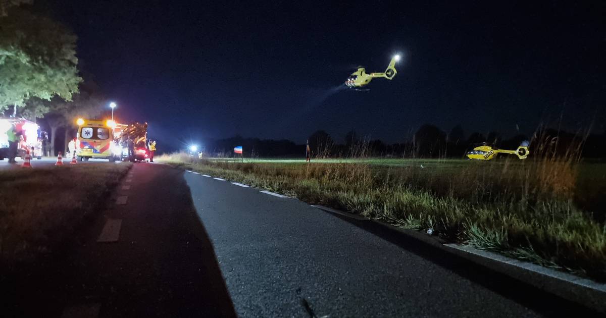 Vier gewonden bij ernstig ongeval op Haaksbergerstraat in Hengelo, twee traumahelis opgeroepen.