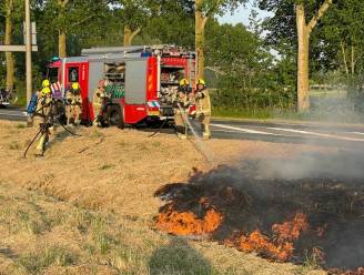Brandweer Sluis blust bermbrand