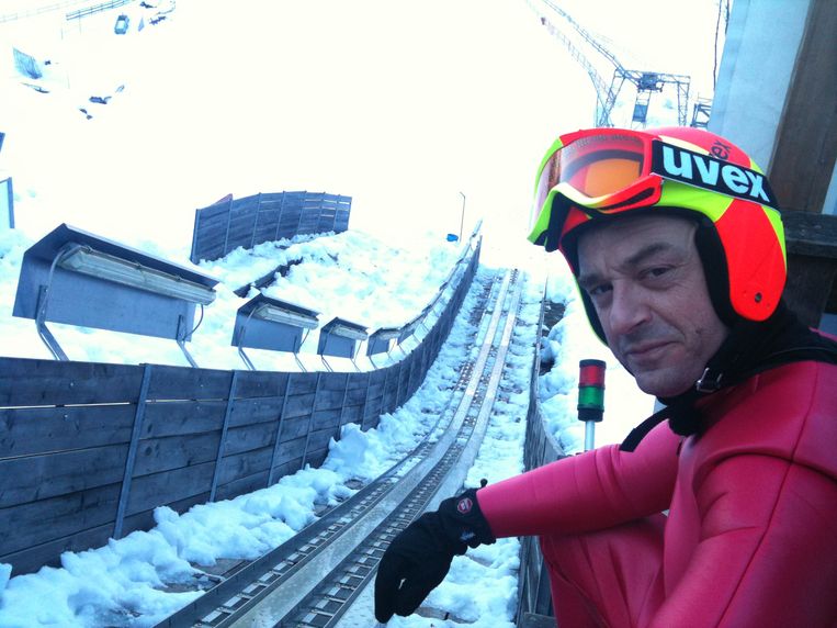 Durfal Tom Waes in 'Tomtesterom'. Beeld rv