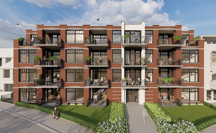 Sesastaete, appartementen aan Poulinkstraat
