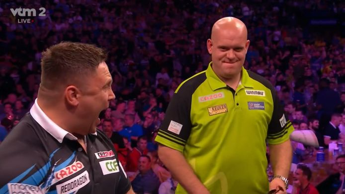 Mentaal spelletje Van Gerwen.
