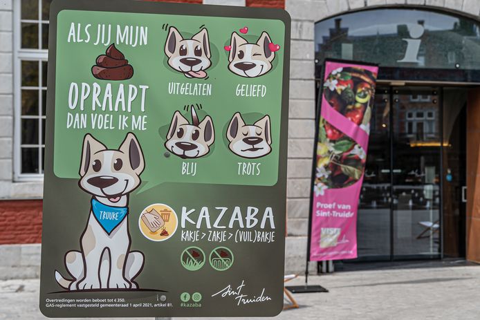 KAZABA: Nieuwe hondenpoepcampagne in Sint-Truiden
