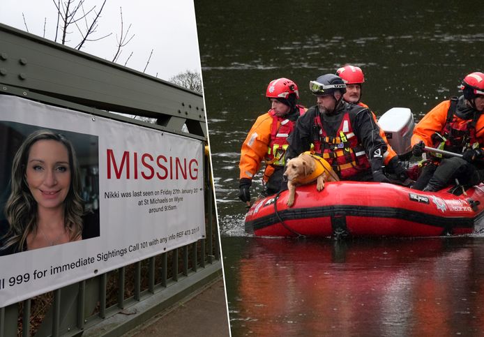 Het lichaam dat gisteren gevonden werd in de Wyre-rivier werd geïdentificeerd als de vermiste Nicola Bulley.