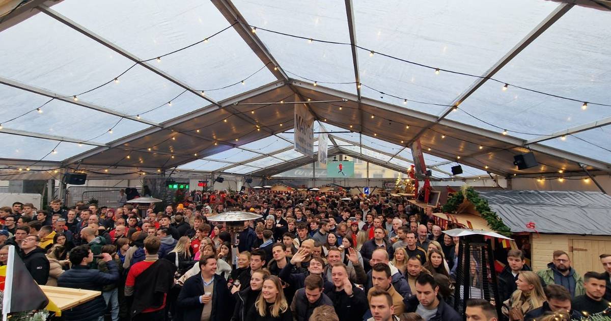 Overdekte kerstmarkt in Zottegem loopt vol voor Rode Duivels Zottegem