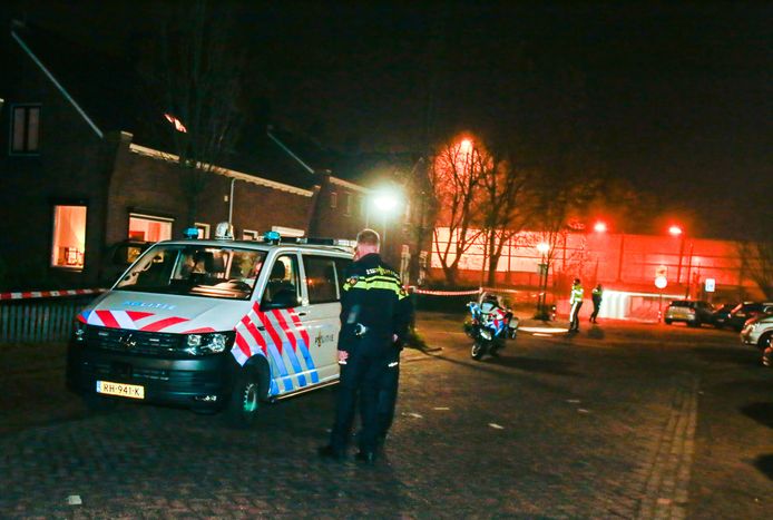 De plek waar de man werd gevonden.