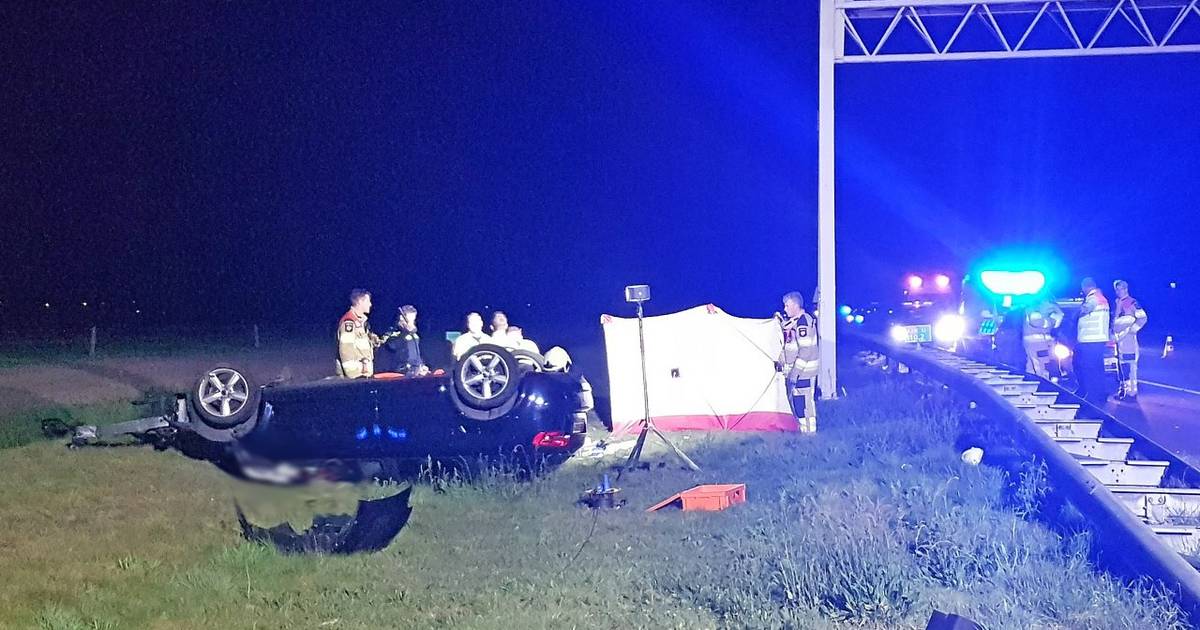 Ernstig ongeval A28 Staphorst.