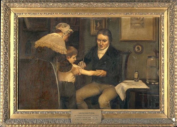 De Britse wetenschapper Edward Jenner, uitvinder van het eerste vaccin.