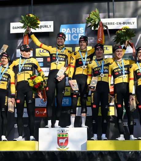 Jumbo-Visma remporte le contre-la-montre par équipe de Paris-Nice, Magnus Cort en jaune