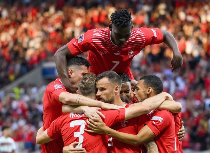 De Zwitserse Benfica-spits Haris Seferovic, in november 2018 ook al eens de boeman van de Rode Duivels in de Nations League (5-2-verlies), was de gevierde man tegen Portugal.
