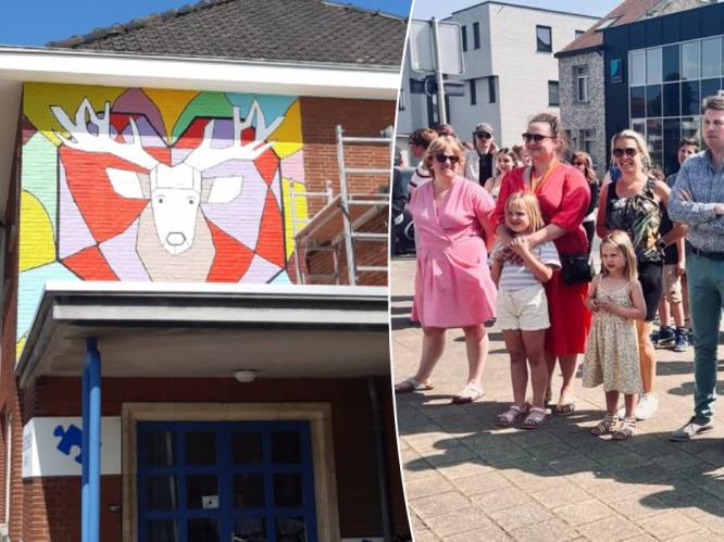 Wijkschool Het Hertjen pakt uit met eigen mural: “Extra zichtbaar zijn in het straatbeeld”