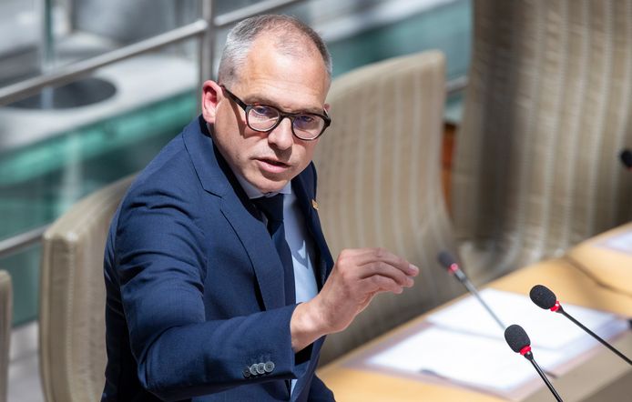 Vlaams minister van Financiën en Begroting Matthias Diependaele (N-VA).