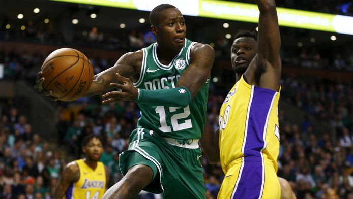 Vorige woensdag wonnen de Celtics ook al van de La Lakers.