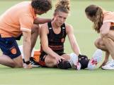 Pijnlijk debuut: hockeyster Marleen Jochems krijgt bal in gezicht
