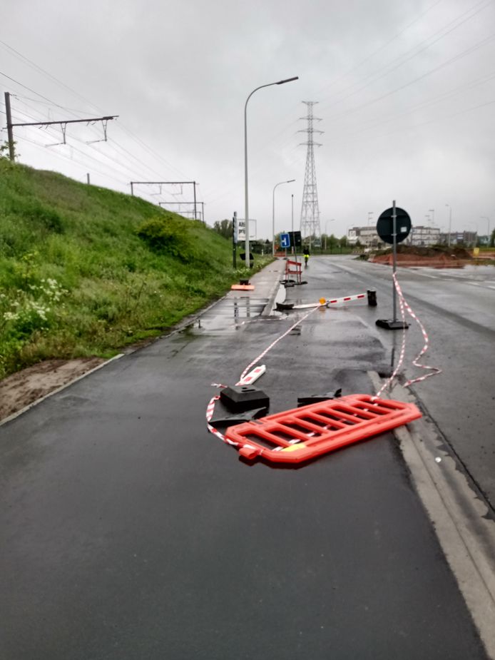 .... maar amper enkele dagen later zag het er al zo uit.