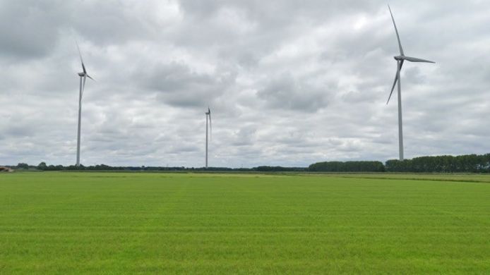 Zo komen de drie windturbines op Lochems grondgebied er ongeveer bij te staan.