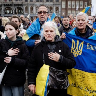 Hundreds join Ukraine solidarity march: 'Attention must not fade away'