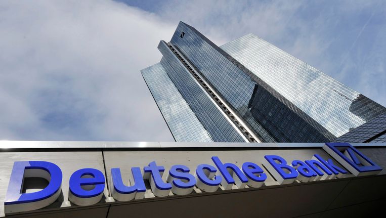 Het hoofdkantoor van Deutsche Bank Beeld EPA