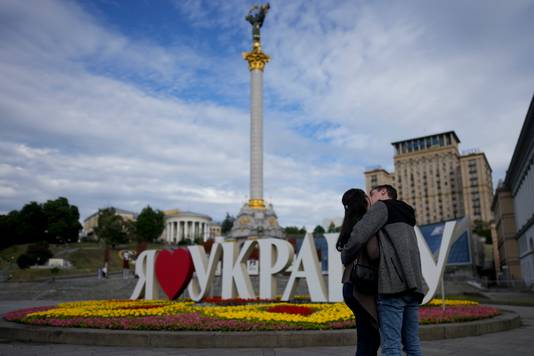 In Kiev proberen de inwoners de draad van het normale leven weer op te pikken.