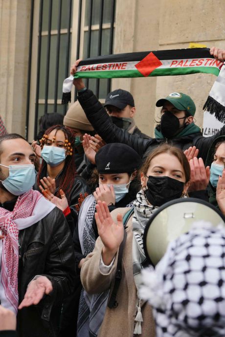 Les mobilisations étudiantes pour la Palestine se poursuivent à Sciences Po Paris