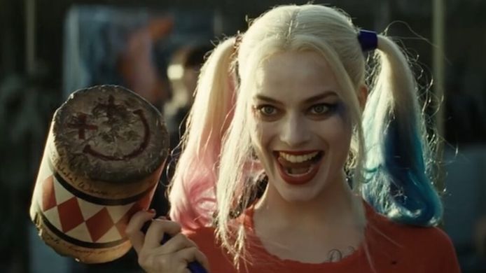 Margot Robbie als Harley Quinn in de film 'Suicide Squad'.