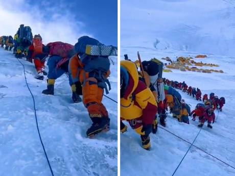 Embouteillages invraisemblables sur l’Everest: “Il y a trop de monde”