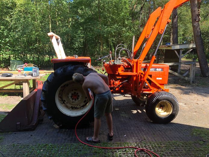 De trekker van scouting Buitencentrum Beundersveld.