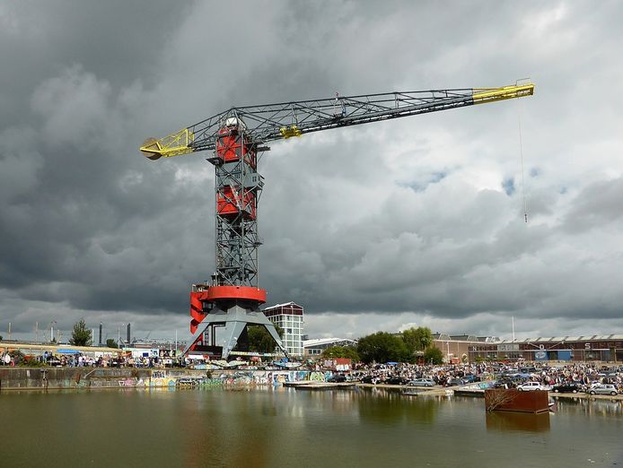 Het Feralda Crane Hotel in Amsterdam.