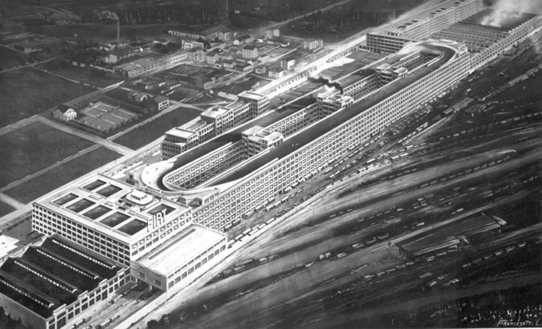 De Lingotto Fiat-fabriek in Turijn. Beeld Wikipedia