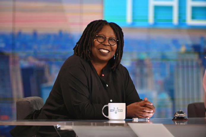 Whoopi Goldberg op de set van The View.
