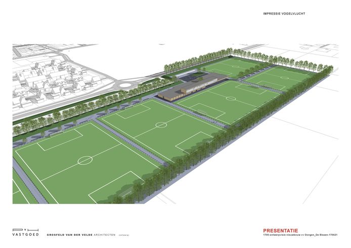 VV Dongen koos voor het plan voor een nieuw sportpark aan de Beljaartlaan van PvH / Paridome.  Maar de gemeenteraad van Dongen schaart zich nu achter het college, dat niet met de Bredase projectontwikkelaar verder wil.