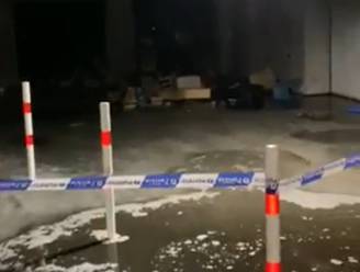 Twee personen gewond na brand in ondergrondse garage: “Ze woonden daar illegaal”