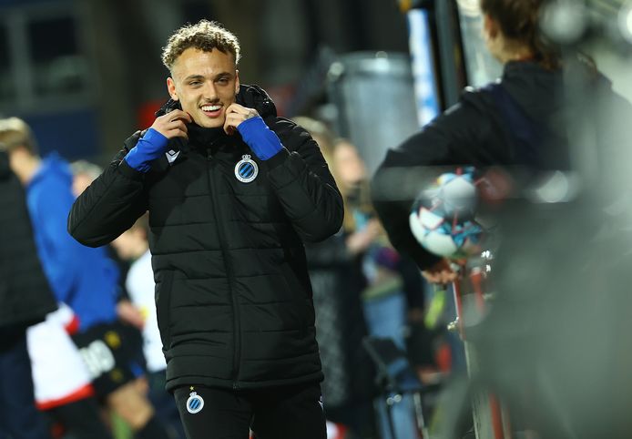 Noa Lang bij Club Brugge.