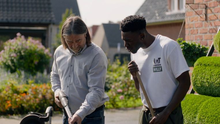 ‘Ik heb me nooit kwetsbaarder gevoeld dan toen mijn familie naar ‘Nonkels’ kwam kijken.’ Beeld Play4
