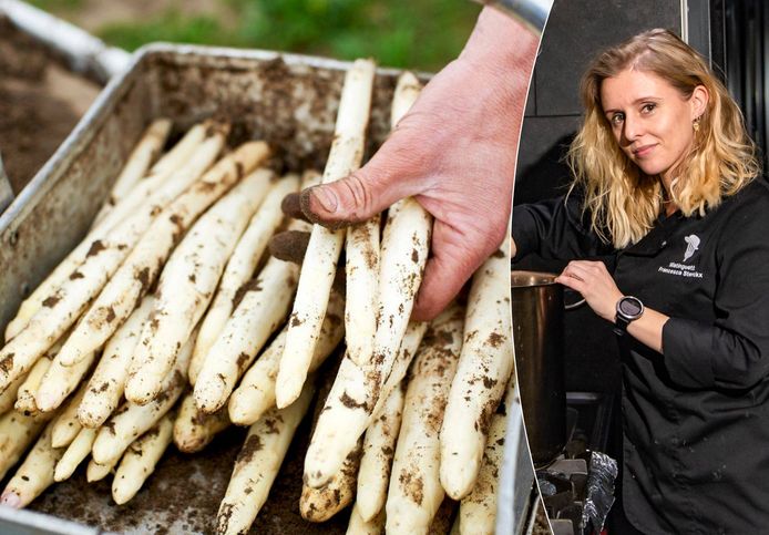 Francesca Sterckx van restaurant Mistinguett in Aarschot legt uit hoe je asperges het best kunt klaarmaken.