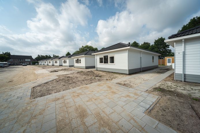 Overzicht 10 nieuwe chalets aan de Vogelkers in Best