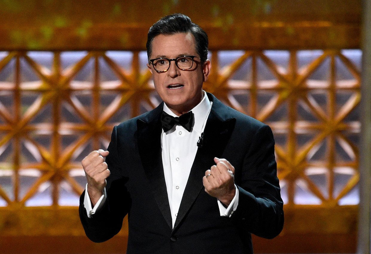Stephen Colbert.  Beeld Chris Pizzello/Invision/AP