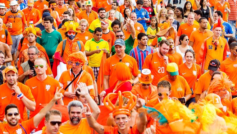 Supportersclub Oranje is al tientallen jaren de grote organisator van sfeerevenementen rond Oranje. Beeld ANP