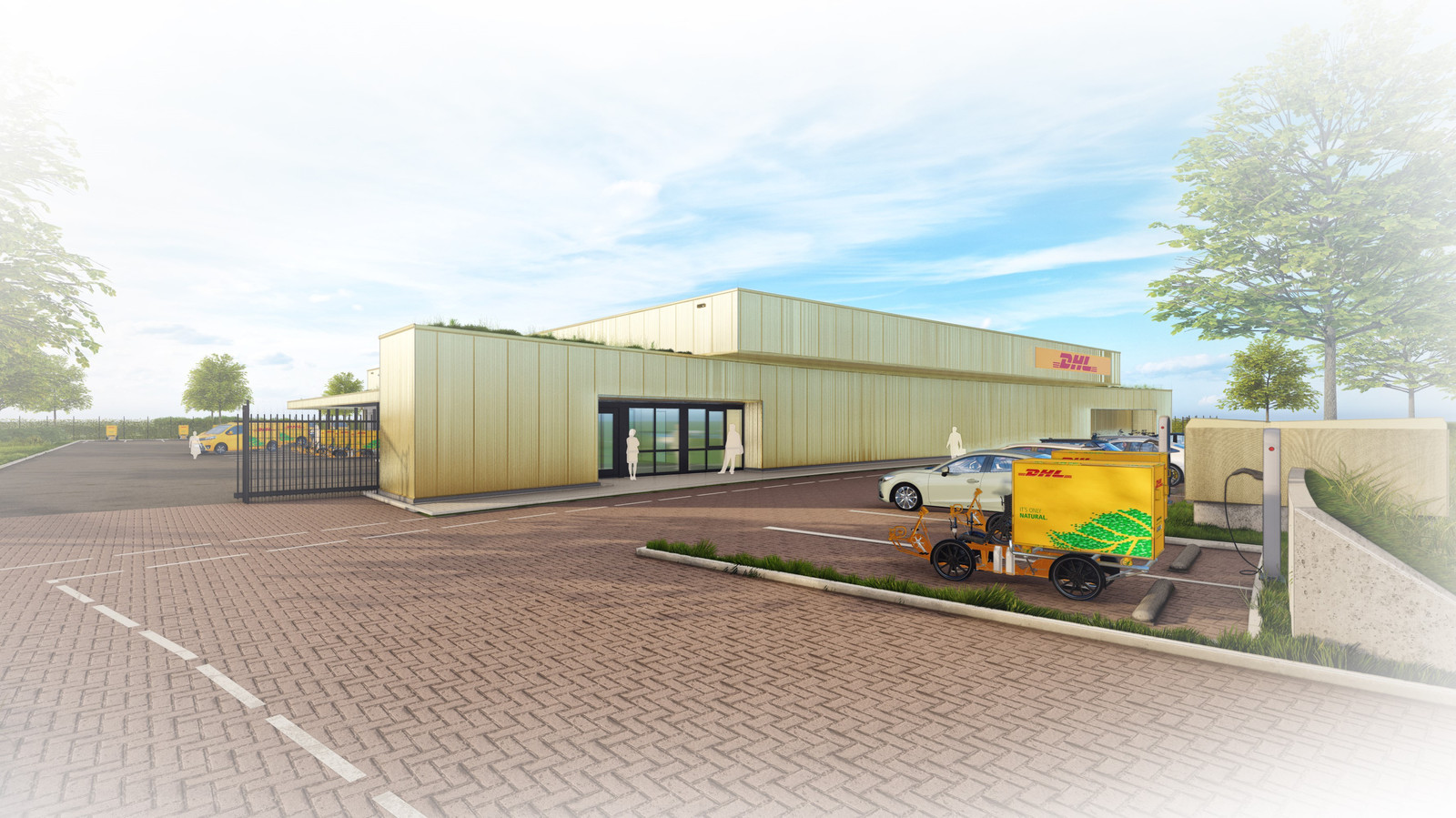 Vanuit deze ‘hub’ DHL straks meer dan 10.000 pakketten in