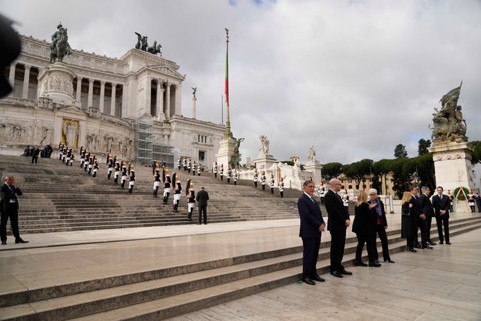 Monumento in Piazza Venezia.