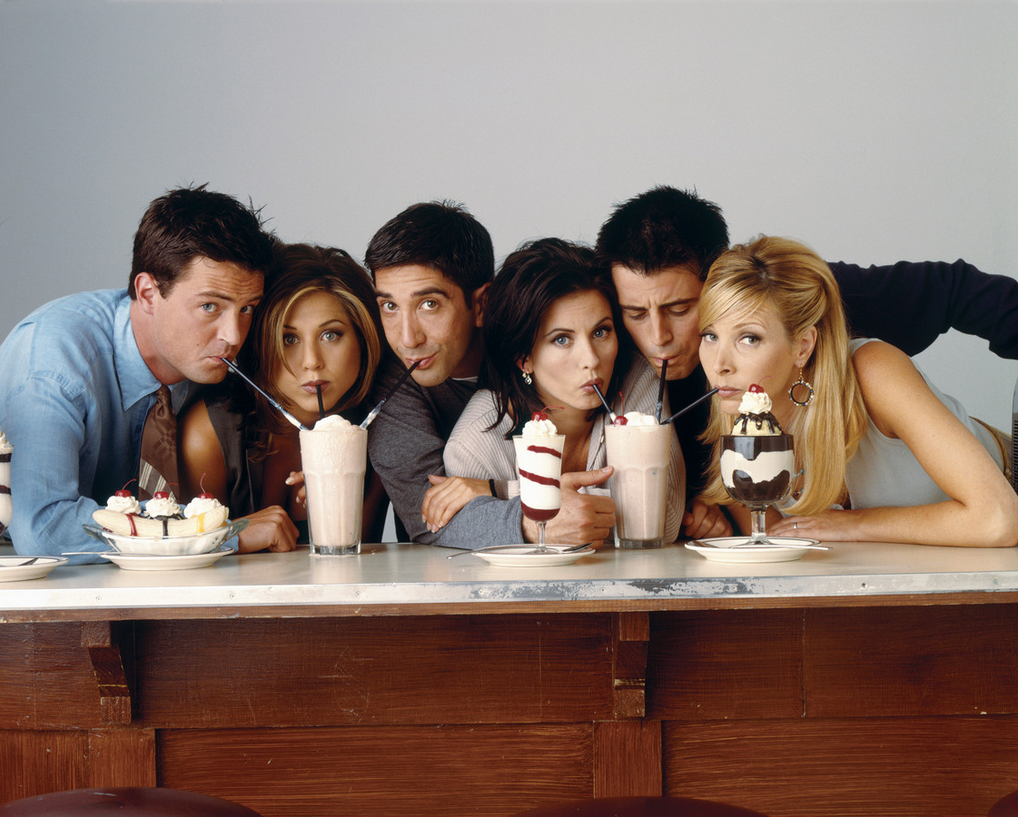 De cast van Friends.